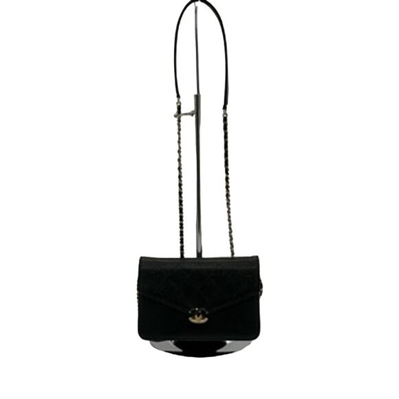 Chanel Thread Around Wallet‎ On Chain (WOC) Black Caviar*Full Inclusion*AWESOME - Picture 1 of 16